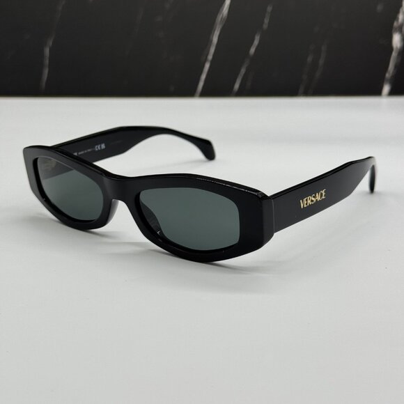 NEW VERSACE VE4487 GB1/87 SUNGLASSES WOMEN BLACK VE4487 GB1/87 EYEWEAR - Picture 2 of 10